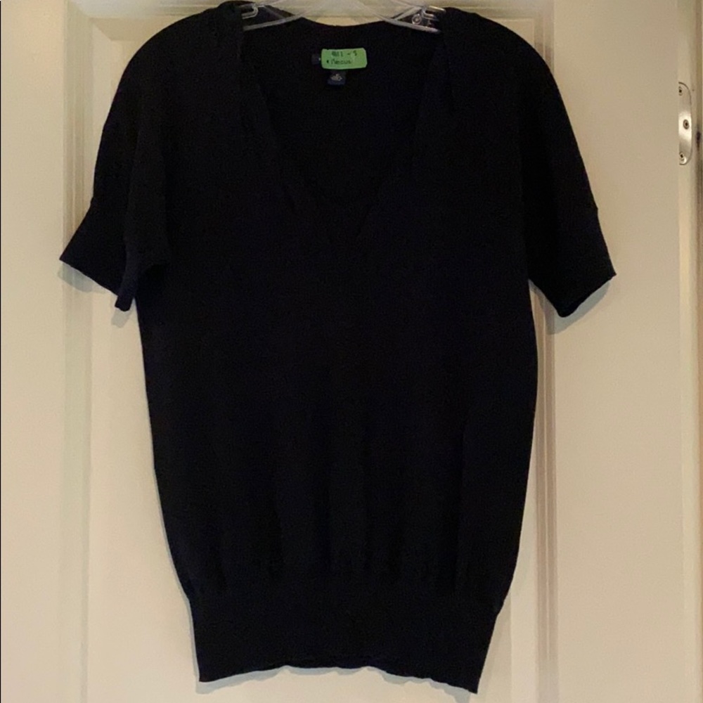 Banana Republic Black Knit Top, M